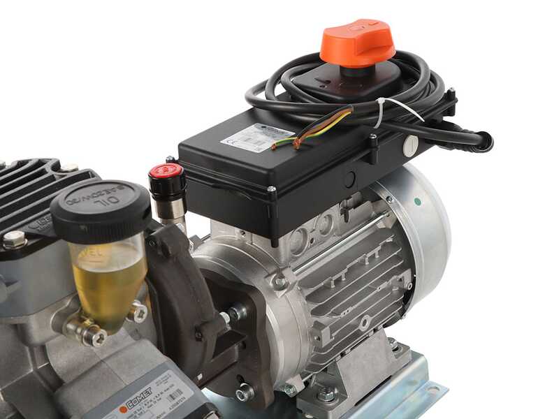 Kit motopompa elettrica da irrorazione con carrello - Comet MTP P40/20 TRF90 HP3 BA SCAT EL - Per prodotti chimici e acidi