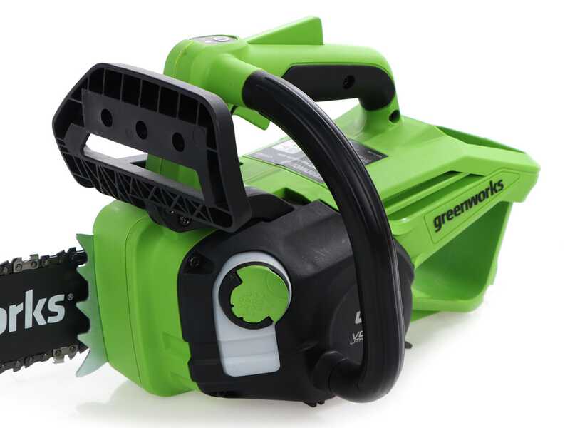 Greenworks GD48TCS - Elettrosega a batteria 48V 5Ah - Lama da 30cm
