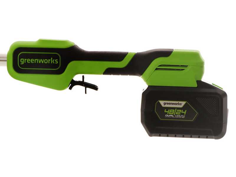 Greenworks G48PHTII - Tagliasiepi a batteria su asta di prolunga - 48V 5Ah