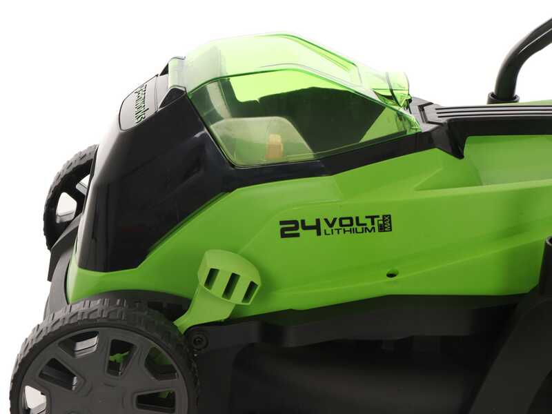 Greenworks GD24LM33 - Tagliaerba a batteria - 24V/8Ah - Taglio 33 cm