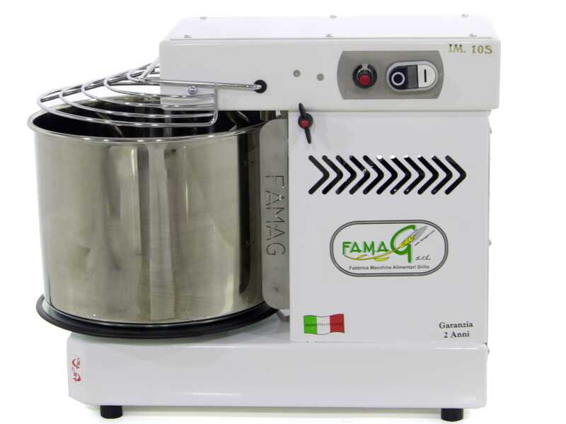 OUTLET - SENZA IMBALLO ORIGINALE - Famag IM 10S/230 10 Velocit&agrave; - Impastatrice a spirale 10 Kg con testa sollevabile