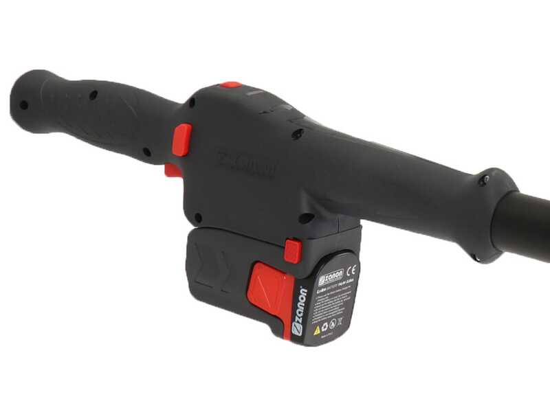 Zanon Kit Olive Light 2 - Abbacchiatore e forbice a batteria - Asta telescopica 210/340 cm - 4 x 14,4V 2,5Ah - Diametro di taglio 35mm