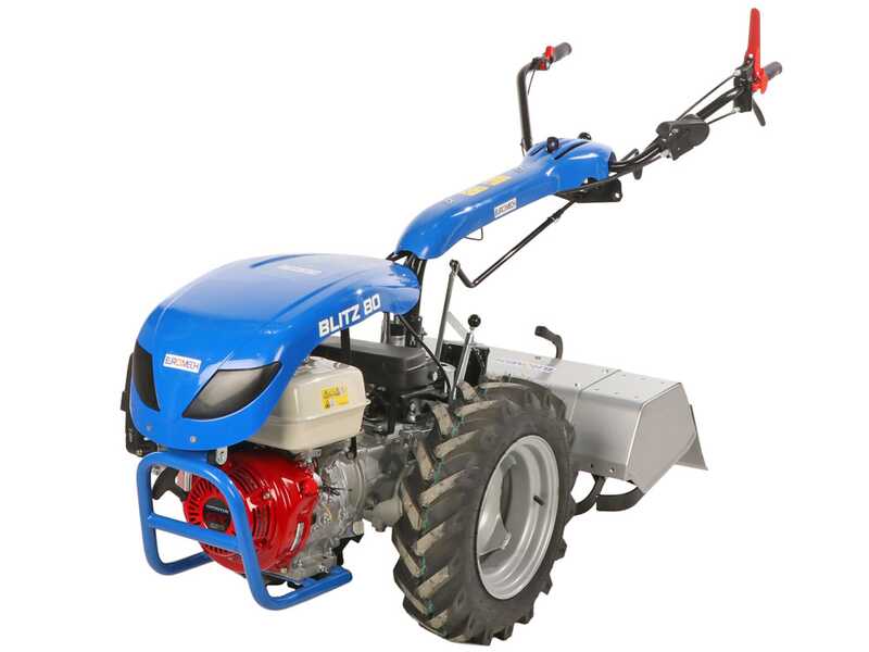 EuroMech BLITZ 80 - Motocoltivatore a benzina - Honda GX270 - 9 HP