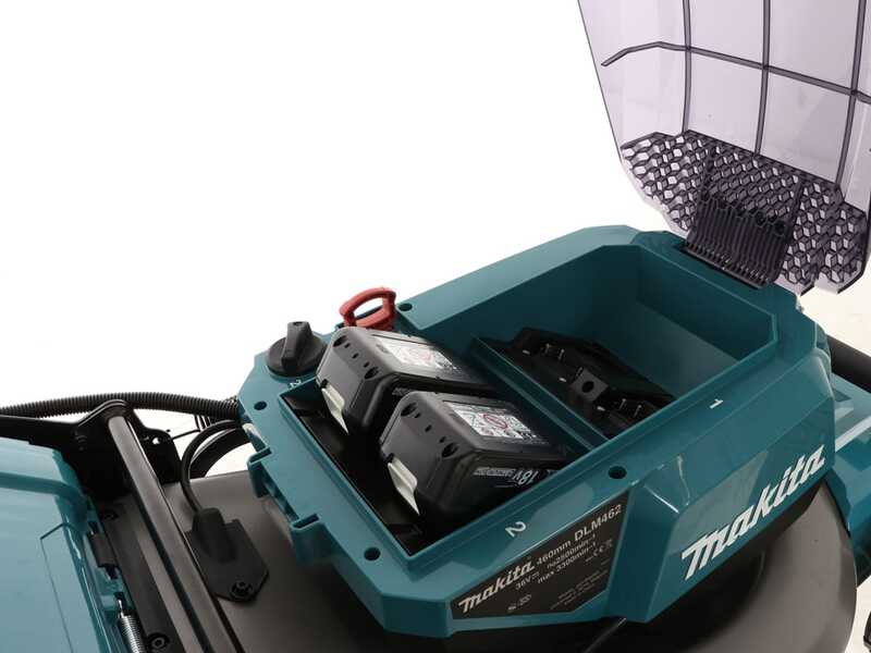 Makita DLM462Z - Tagliaerba semovente a batteria - 36V - Taglio 46 cm - SENZA BATTERIA E CARICABATTERIA