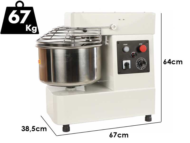 Prismafood iLine SFMC 20 VAR - Impastatrice a spirale - capacit&agrave; 18Kg - Monofase