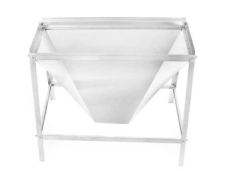 OUTLET - PICCOLI DIFETTI ESTETICI - Cavalletto in acciaio smaltato per pigiadiraspatrice a barella