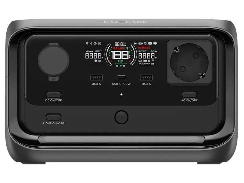 EcoFlow River 3 Plus - Power Station Batteria Portatile - 600W - 286 Wh/22.4V