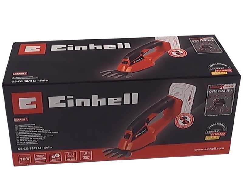 Einhell GE-CG 18/1 - Forbice tagliaerba a batteria - 18V 5.2Ah