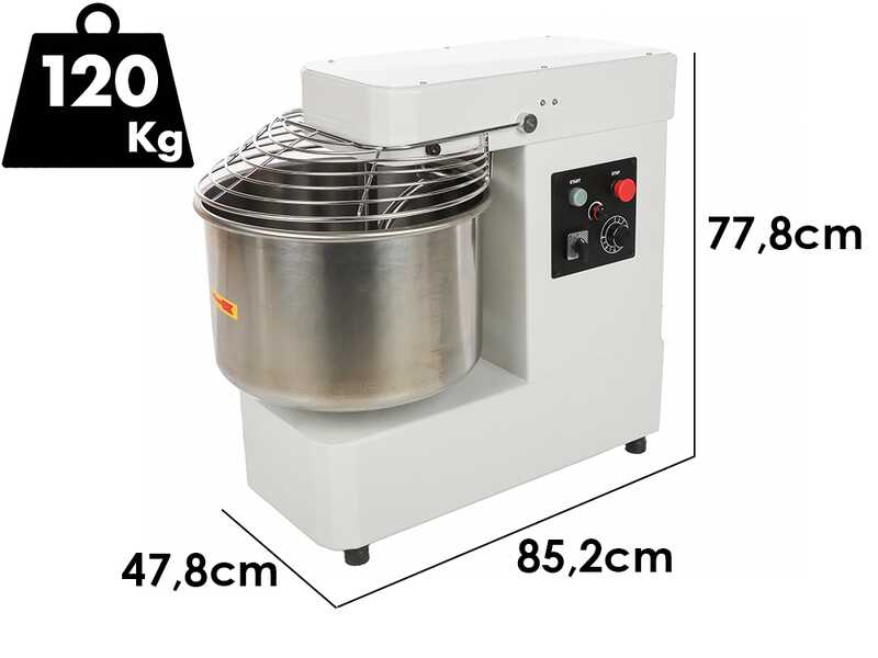 Prismafood iLine SFMC 50 VAR - Impastatrice a spirale - capacit&agrave; 42 Kg - Monofase