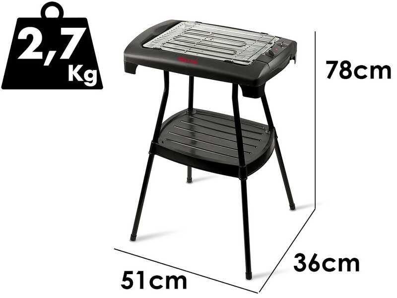 Girmi BQ22 - Bistecchiera elettrica con piedistallo