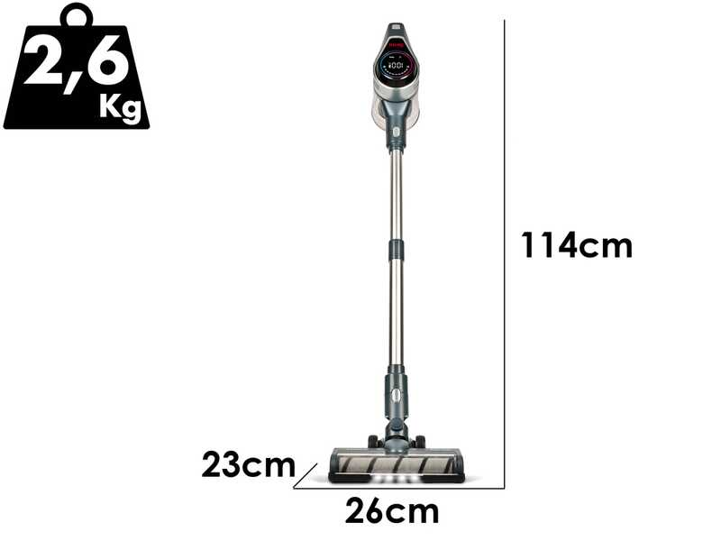 Girmi AP85 - Aspirapolvere - Scopa elettrica a batteria 2 in 1 - 25.9 V 2.2 Ah