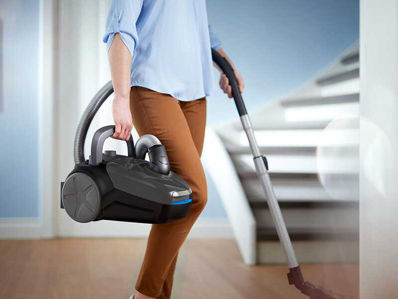 Philips PowerGO grigio FC8244/09 - Aspirapolvere a traino - Con sacco da 3L - 900W