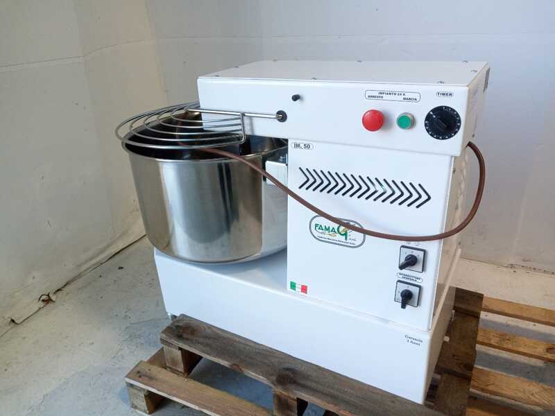 OUTLET - UTILIZZATO PER PROVA - Famag IM 50/400 2 Velocit&agrave; - Impastatrice a spirale 50 Kg trifase