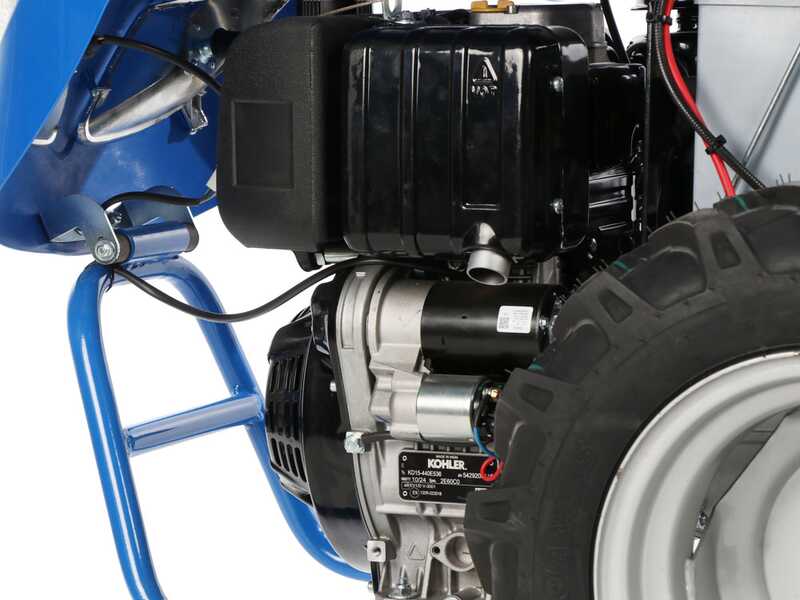 EuroMech BLITZ 120 - Motocoltivatore diesel - Kohler KD15-440 - 12 HP - Avviamento elettrico