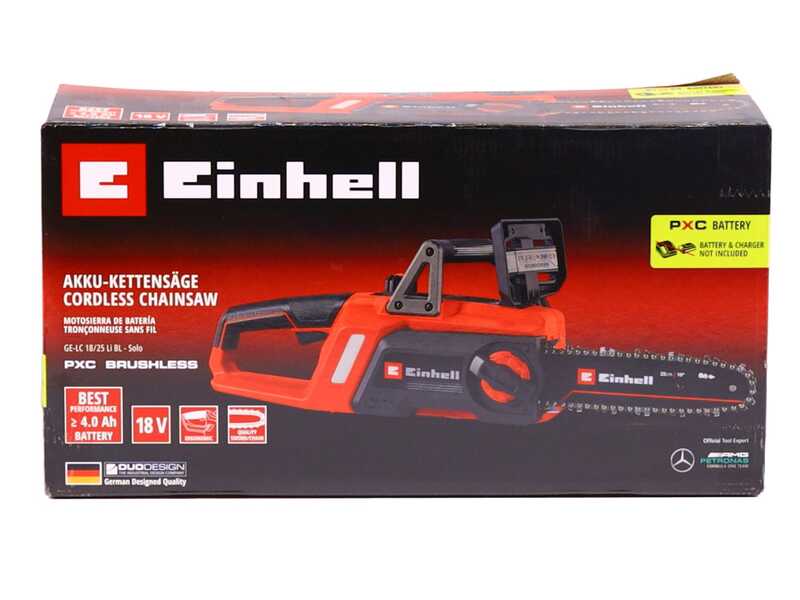 Einhell GE-LC 18/25 Li BL - Elettrosega a batteria - 18V/4Ah
