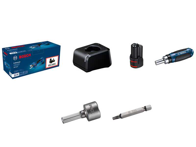 Bosch Professional GGP 12V‑25 - Forbice elettrica da potatura - 12V 3Ah