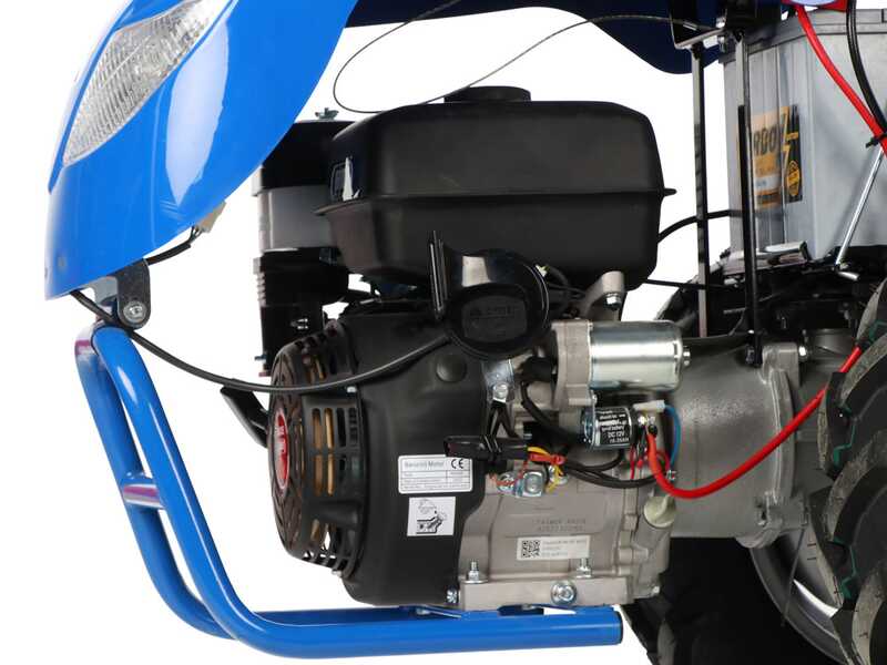 EuroMech BLITZ 120 - Motocoltivatore a benzina - Yagmur R420 - 16 HP - Avviamento elettrico