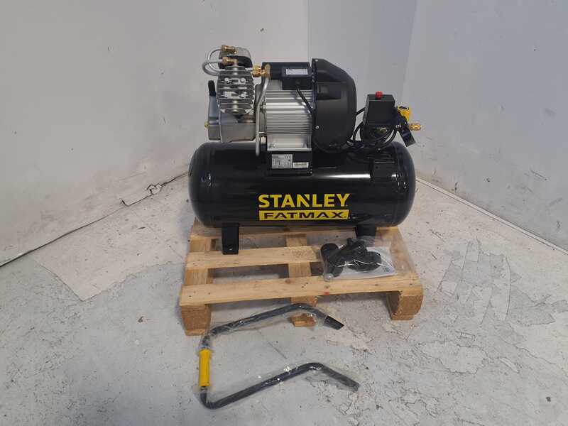 OUTLET - SENZA IMBALLO ORIGINALE - Stanley Fatmax DV2 400/10/50 - Compressore aria elettrico monofase - Motore 3 HP - 50 lt