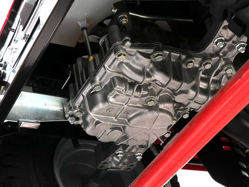 Honda HF 2417 HTE - Trattorino tagliaerba - Cambio idrostatico - Motore Honda GCV530 - Cesto di raccolta con svuotamento elettrico e mulching