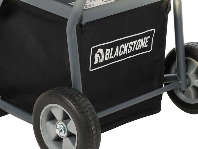BlackStone GBK 500 - Biotrituratore a scoppio 2in1 con cesto o scarico a tramoggia - Motore Ducar DH212
