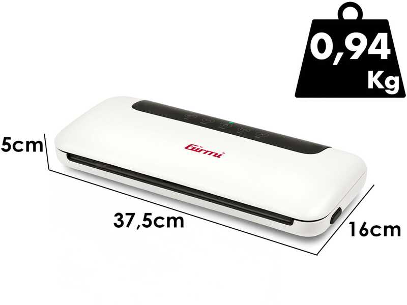 Girmi VT52 - Macchina sottovuoto - Barra saldante da 28,5 cm