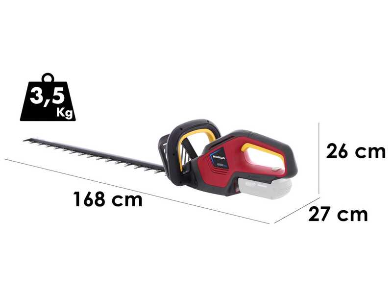 Honda HHH 36BXB E65T - Tagliasiepi a batteria 36V - Lama da 65 cm - SENZA BATTERIA E CARICABATTERIA