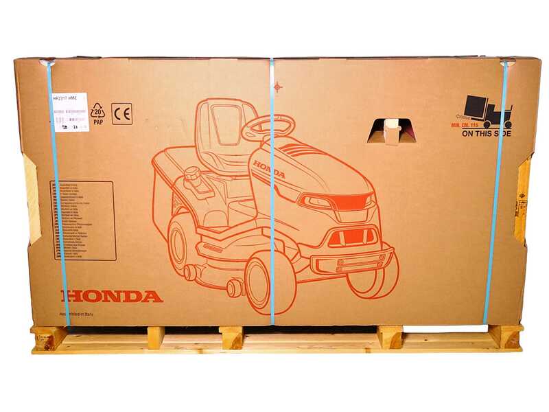 Honda HF 2625 HTE - Trattorino tagliaerba - Cambio idrostatico - Motore Honda GXV690 - Cesto di raccolta con svuotamento elettrico e mulching