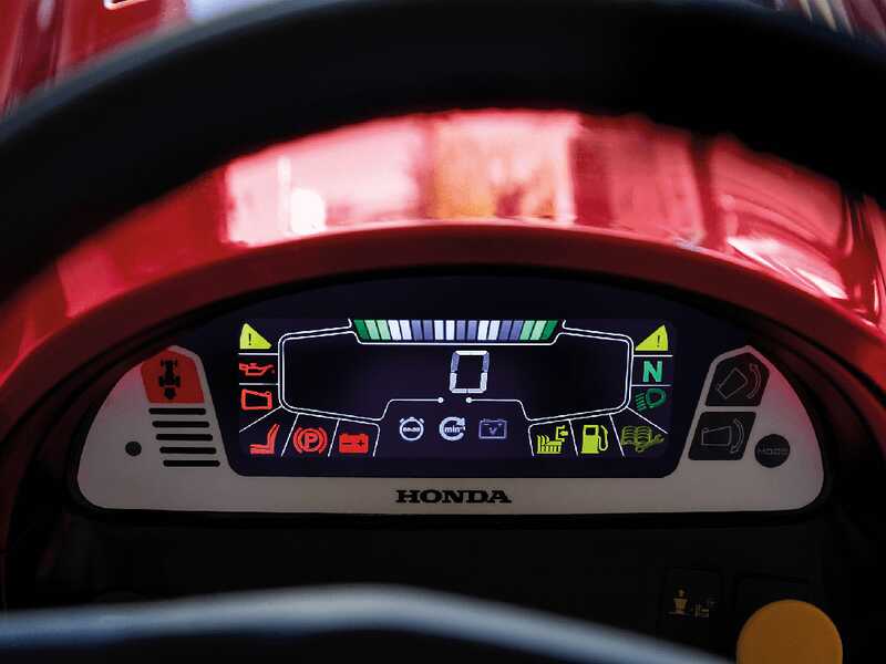 Honda HF 2625 HTE - Trattorino tagliaerba - Cambio idrostatico - Motore Honda GXV690 - Cesto di raccolta con svuotamento elettrico e mulching