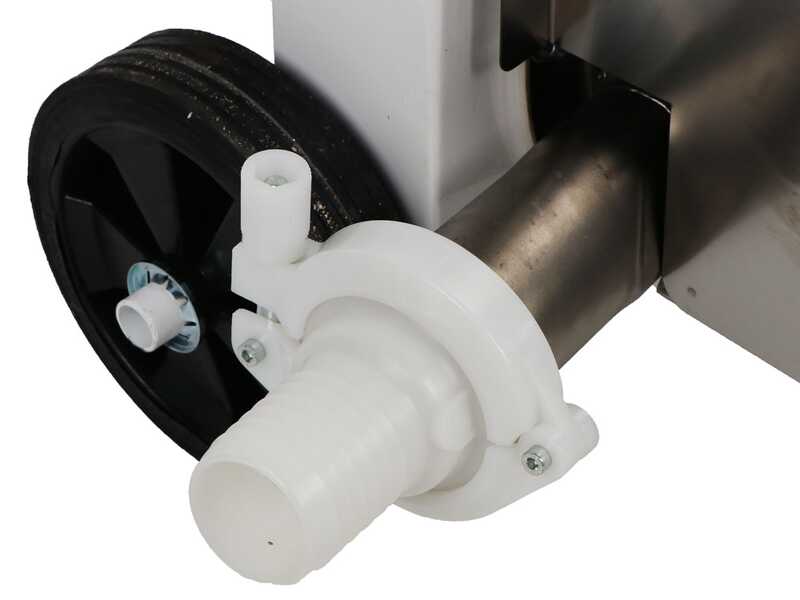 OUTLET - PICCOLI DIFETTI ESTETICI - Grifo DVEP20IR - Diraspatrice elettrica in INOX con pompa e rulli - Con protezioni incluse