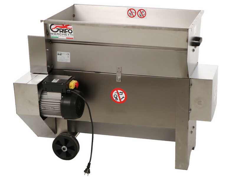 OUTLET - PICCOLI DIFETTI ESTETICI - Grifo DVEP20IR - Diraspatrice elettrica in INOX con pompa e rulli - Con protezioni incluse