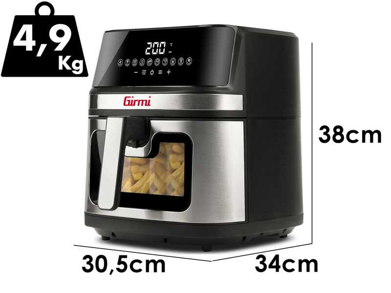 Girmi Ecofrit FG80 - Friggitrice ad aria 8L