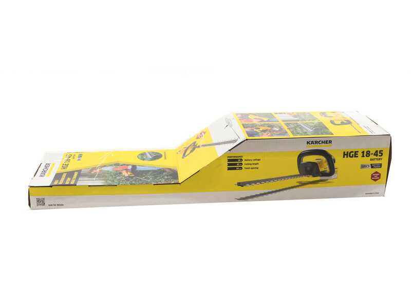 Karcher HGE 18-50 - Tagliasiepi a batteria 18V/5Ah - Lama da 50 cm