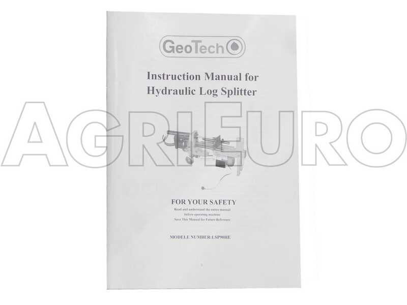 GeoTech LSP9 HE EVO - Spaccalegna elettrico - Orizzontale - 230V