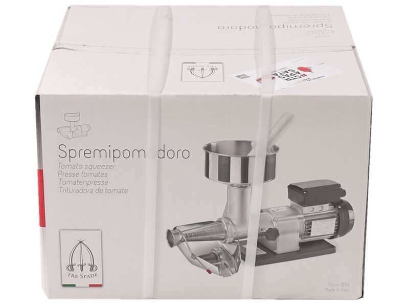 OUTLET - DIFETTI ESTETICI - Tre Spade BIG-2P - Passapomodoro elettrico - 480W