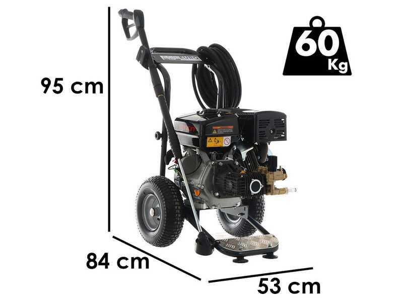 OUTLET - DA ESPOSIZIONE - Idropulitrice a scoppio professionale ZWD-K 15/280 - Motore Loncin G390F