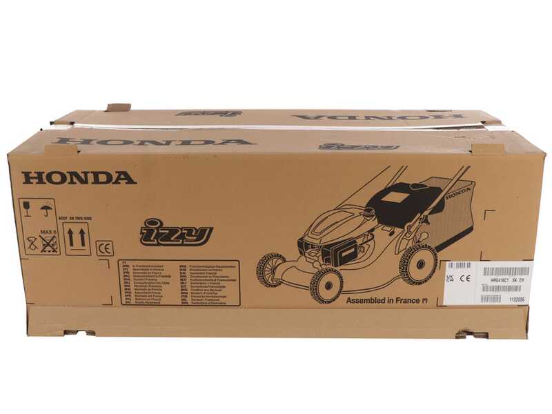 Honda HRG 466 SK - Rasaerba a scoppio trazionato - Gamma Izy - 2 in 1 - Taglio 46 cm