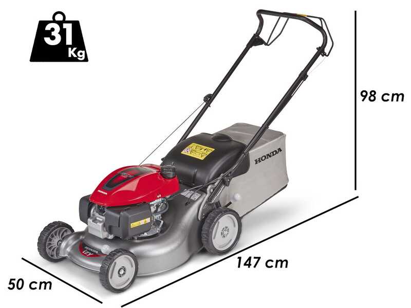 Honda HRG 466 SK - Rasaerba a scoppio trazionato - Gamma Izy - 2 in 1 - Taglio 46 cm