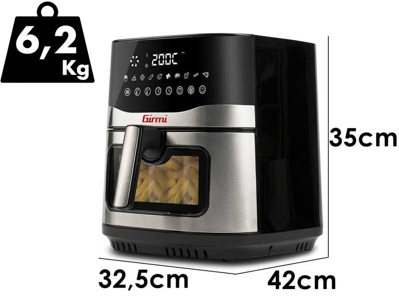 Girmi FG90 EcoFrit Premium - Friggitrice ad aria 9L