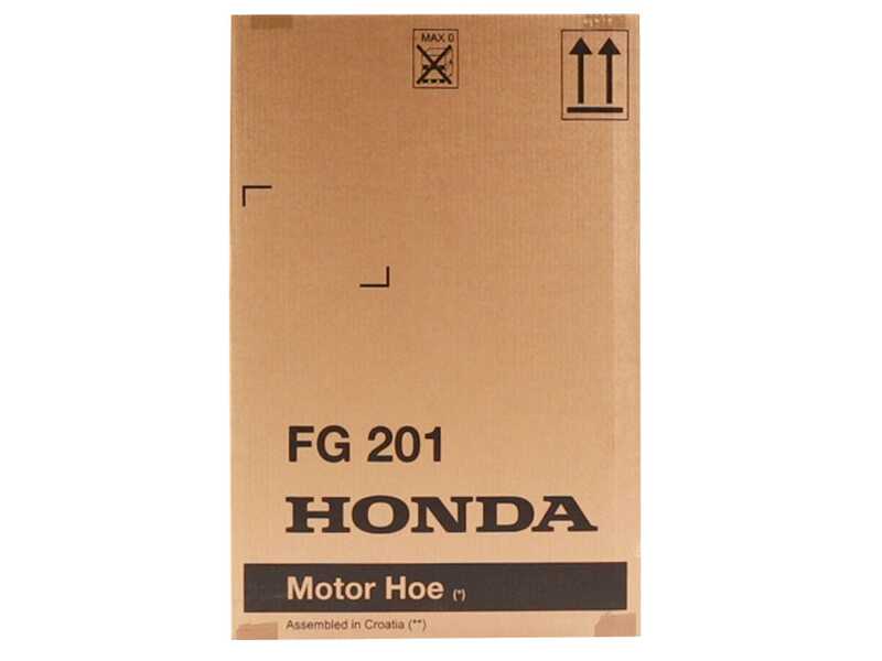 Honda FG 201 - Motozappa a benzina 2.5 HP - Honda GXV 50 - 50cc