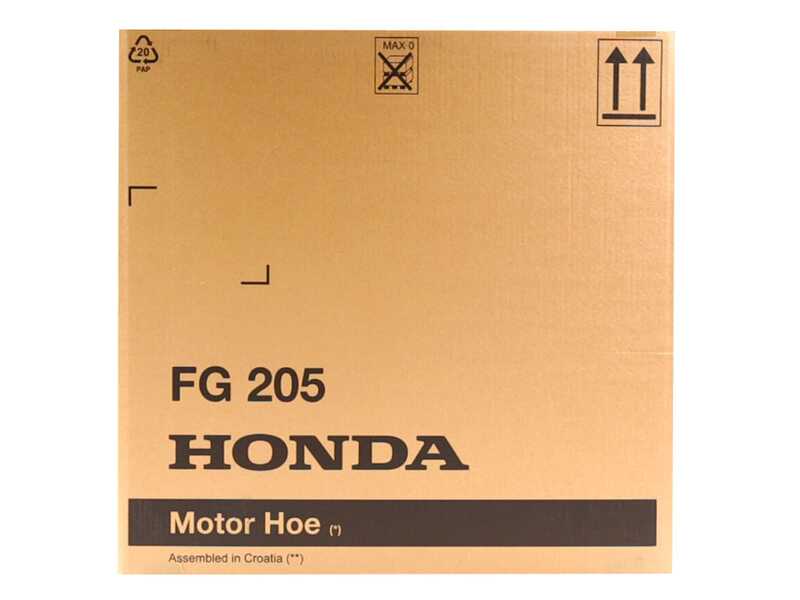 Honda FG 205 - Motozappa a benzina 2.5 HP - Honda GXV 50 - 50cc