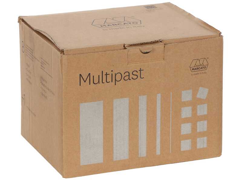 Marcato Atlas 150 Classic Set Multipast - Macchina per la pasta manuale in Inox + 3 Accessori