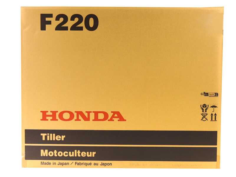 Honda F 220 - Motozappa a benzina 2.5 HP - Honda GXV 57 - 57cc