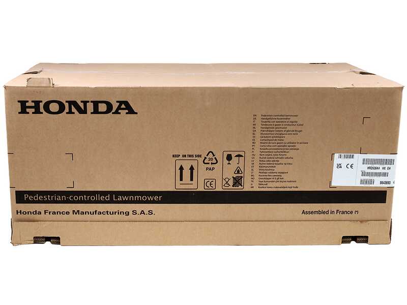 Honda HRH 536 HX - Tagliaerba a scoppio trazionato - Honda GXV 160 - Taglio 53 cm