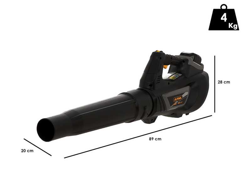 OUTLET - PICCOLI DIFETTI ESTETICI - Alpina ABL 40 LI - Soffiatore assiale a batteria - SENZA BATTERIA E CARICABATTERIA
