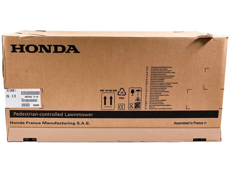 Honda HRX 476 VY - Tagliaerba a scoppio trazionato - Honda GCVx 170 - Taglio 47 cm