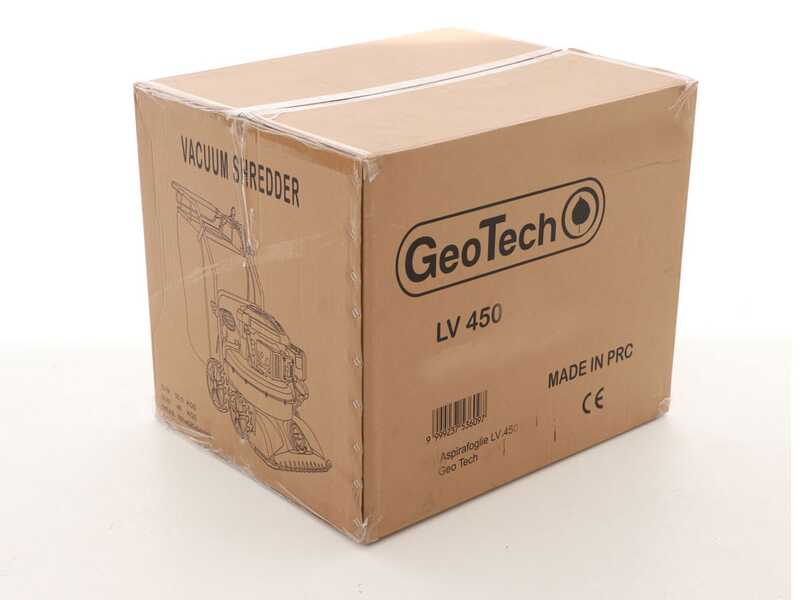 OUTLET - PICCOLI DIFETTI ESTETICI - GeoTech LV 450 SP - Aspirafoglie a scoppio trazionato - Loncin 159 cc