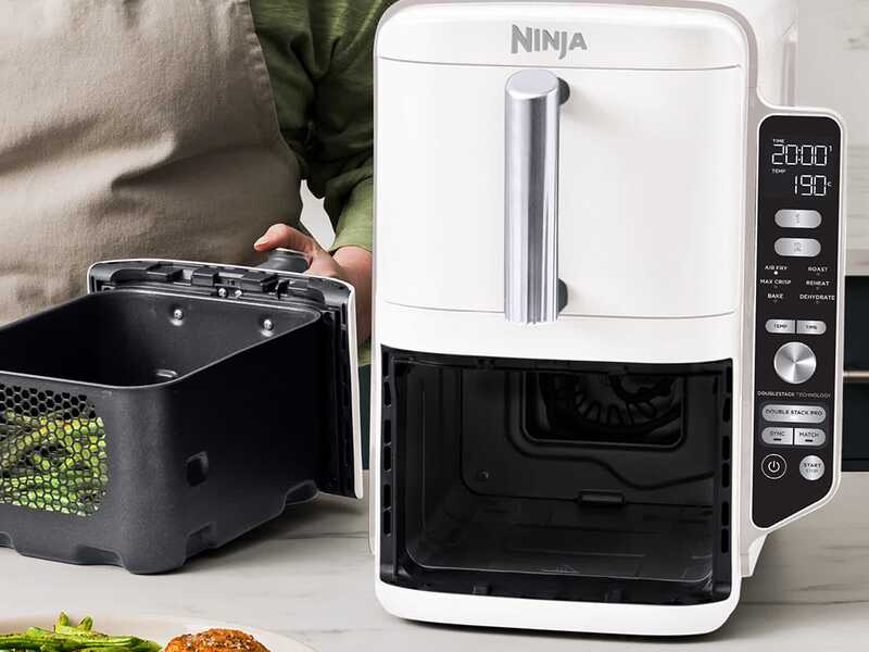 Ninja Double Stack XL SL400EUWH - Friggitrice ad aria 9,5L