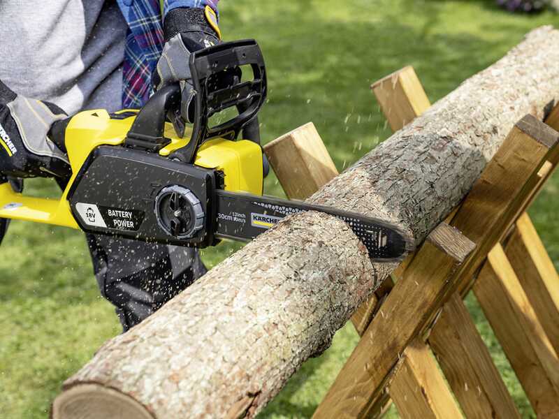 Karcher CNS 18-30 - Elettrosega a batteria 18V 5Ah - Lama da 30cm