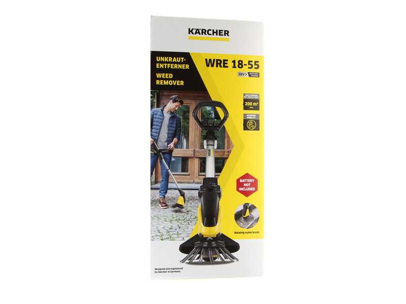 Karcher WRE18-55 - Rimuovi erbacce a batteria - 18V 5Ah