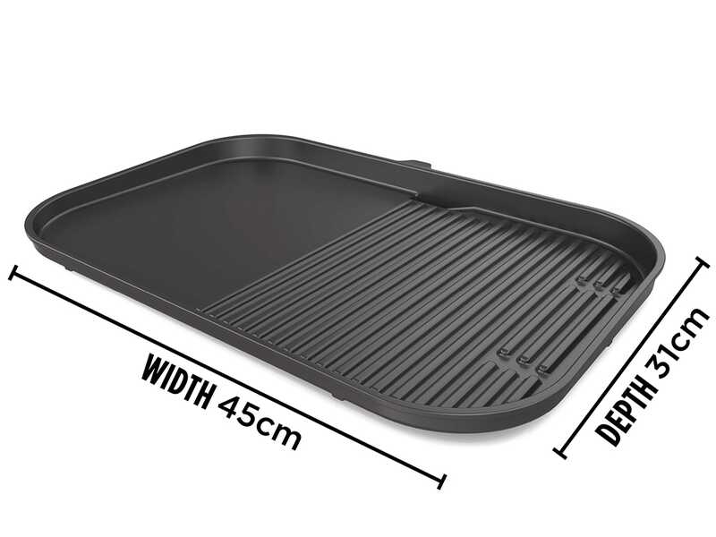 Piastra di cottura liscia e rigata combinata per Woodfire XL - Ninja